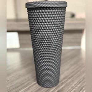 Black Textured Tumbler